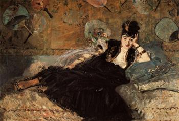 Edouard Manet : Woman with Fans (Nina de Callias)